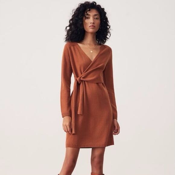 Song of Style Wrap Sweater Dress from Revolve - Picture 1 of 10
